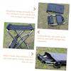 WOONEKY Foldable Camping Stool Compact Portable Canopy for Outdoor Sports Fishing 1pc view 3