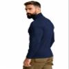 IVOVFANZY Thermal Turtleneck Men Undershirt Base Layer Top Long Sleeve Basic T-Shirts(Navy, L) view 2