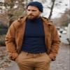 IVOVFANZY Thermal Turtleneck Men Undershirt Base Layer Top Long Sleeve Basic T-Shirts(Navy, L) view 3