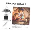 WOONEKY Camping Lantern Led Tent Light Rechargeable USB Camping Lamp Solar Outdoor Hanging Light view 3