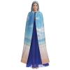 YKJJFVZ Beautiful View Of The Sea Print Rogue Cosplay Adult Halloween Witch Hooded Cloak Cape Unisex Costume For Horror Parties Masquerade view 2
