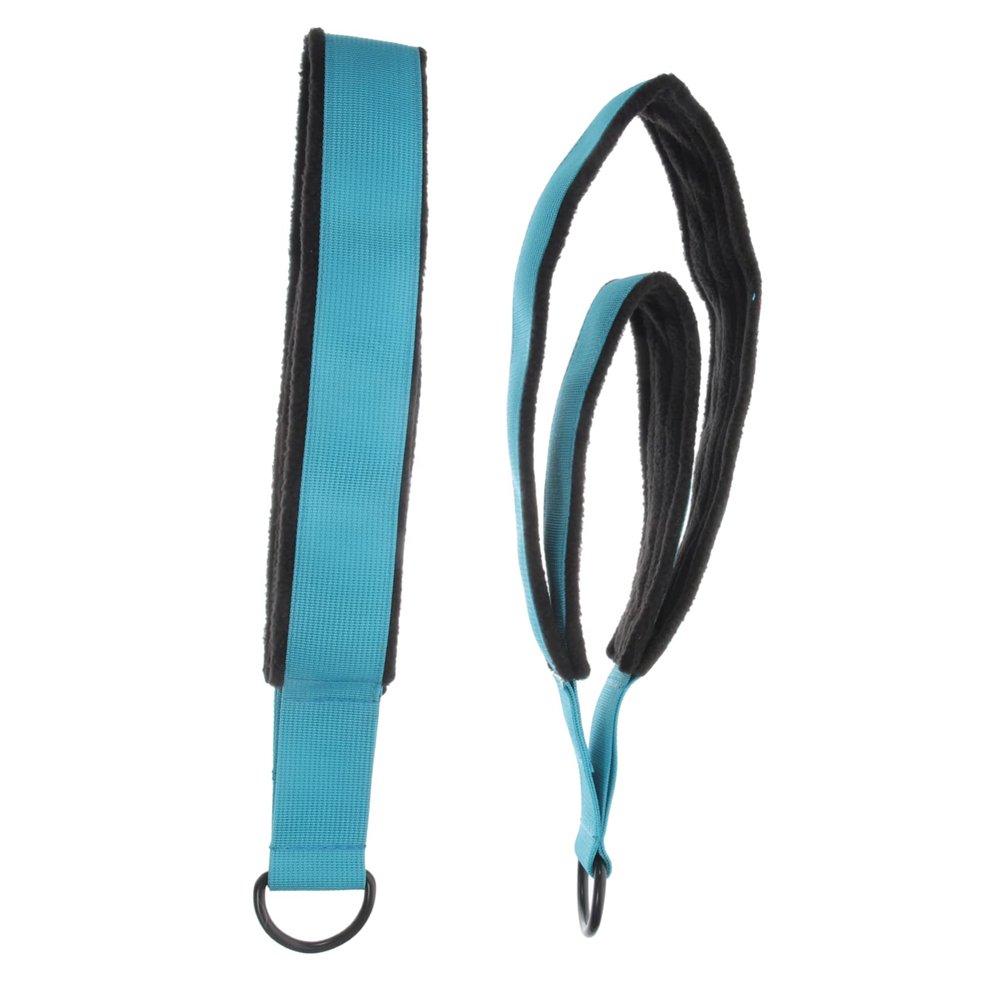WOONEKY 2pcs Yoga Straps for Stretching Fitness Bands for Exercise Lightweight for and Flexibility and Strength