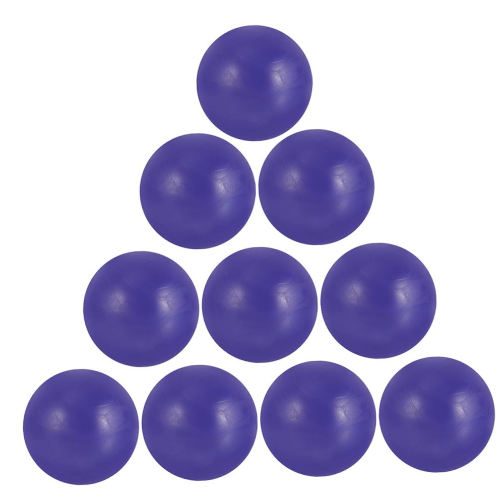 SKISUNO 12pcs Tabletop Soccer Balls Smooth Surface Footballs for Standard Table Games Durable Lightweight Replacement Balls Blue Foosball Accessories