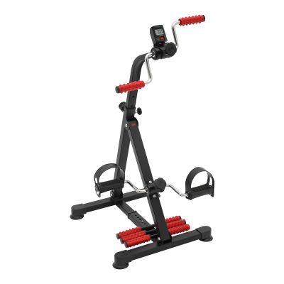 REHOUPTU Compact Pedal Exerciser Bike, Fitness Bike with LCD Screen, Height Adjustable Bike Pedal Exerciser, Within 120kg/264lbs Load Capicity, Use for Indoor Fitness Sport Enthusiasts (Black)