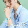 F.ZEGAO Nurse Watch for Nurse, Women Waterproof Watch for Swimming 24 Hour Military Time Luminous Easy to Read Dial with Second Hand, Silicone Band (Turquoise) view 2