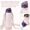 Silicone Boot Set for Cute Owala Water Bottle 32 oz - Includes Non-Slip Sleeve, Shoulder Strap, Perfect Owala Accessories, Fits Owala Tumbler, Owala Free Sip, Pink owala, owala Coffee (Pink) view 2