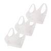 3 Pack Sports Bras for Women, Wirefree Removable Padded Workout Yoga Gym Fitness Bra, 3PC Seamless Women's Underwear view 1