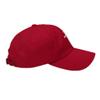 Men's Christian Faith Cross Three Nails Embroidered Adjustable Low Profile Dad Cap Cranberry view 1