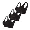 3 Pack Sports Bras for Women, Wirefree Removable Padded Workout Yoga Gym Fitness Bra, 3PC Seamless Women's Underwear view 1