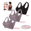 3 Pack Sports Bras for Women, Wirefree Removable Padded Workout Yoga Gym Fitness Bra, 3PC Seamless Women's Underwear view 2