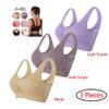 3 Pack Sports Bras for Women, Wirefree Removable Padded Workout Yoga Gym Fitness Bra, 3PC Seamless Women's Underwear view 2