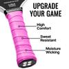 UDRIPPIN Pickleball Comfort Tour Grips, Cushioned, Sweat-Resistant Overgrips for All Racquet Sports Medium Tack, Moisture-Wicking Grip Tape for Enhanced Comfort & Control (Neon Pink, 30-Pack) view 3