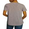 Jessica Simpson Women's V-Neck Flutter Sleeve Tee (US, Alpha, Small, Regular, Regular, Purple) view 2