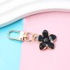 Ximimark 8pcs Cute Flower Keychain Summer Metal Key Chain Ring Purse Bag Backpack Charm Car Ornament Earbud Case Cover Accessories Women Female Gift view 4