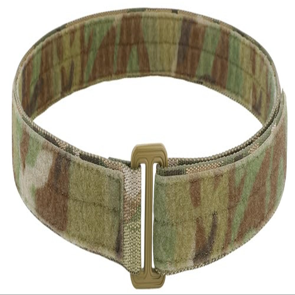 KRYDEX Tactical EDC Under Belt Loop Inner Belt 1.5" Duty Concealed Carry Base Belt (MC, L)