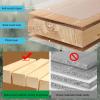 LVLDAWA Home Gym Storage Rack, Women's Men's Fitness Workout Equipments Organization, Yogas Mat Holder with Installation Accessories for Home Exercise, Fitness Gear(Wood,80x120cm) view 4