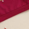 Lucikamy Toddler Baby Boy Girl Christmas Sweatshirt Letter Print Long Sleeve Crewneck Pullover Top Fall Winter Clothes (red letters, 18-24 Months) view 4