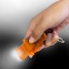 LEGO Minifigures Large 3 Inch Tall Keychain Light - Spaceman Orange (KE10HO), Bag charm, Key chain with LED light view 3