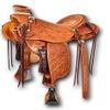 BNB International Handmade Wade Tree A Fork Roping Ranch Work Premium Western Saddles for Horses Leather Equestrian Trail Horse Saddles Tack Size: 10"-18" inches Seat Available MO206 (10) view 1