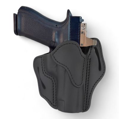 1791 Gunleather Optic Ready Holster, OWB Leather Holster for Belts fits Glock 17, 20, 21, 22, Sig P220, Springfield XD9, XD40, Beretta 92FS, M9, 92S, 1911 with Rails and Many More.