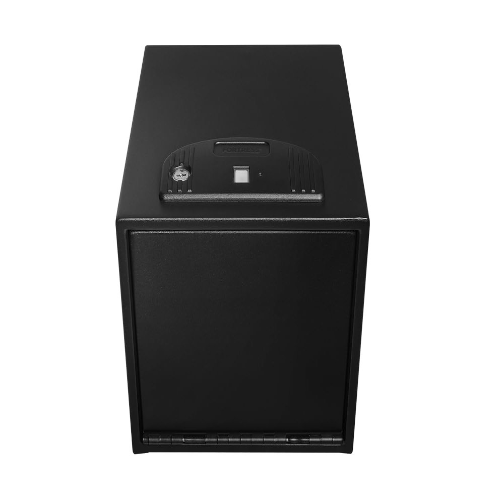 Fortress Large Quick Access Safe with Biometric Lock, Black