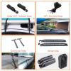sxvbdway Universal Soft Roof Rack Pads, Universal Car Soft Roof Rack Pads, Luggage Carrier for Kayak Surfboard Canoe, Include 2 Heavy Duty Tie Down Straps, 2 Tie Down Rope, 2 Quick Loop Strap 1Set view 4