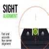 XS Sights R3D 2.0 Sights Compatible with Smith & Wesson CSX (Green) view 3