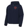Antigua Women's Navy Chicago Bears Universe Full-Zip Hoodie Jacket view 1