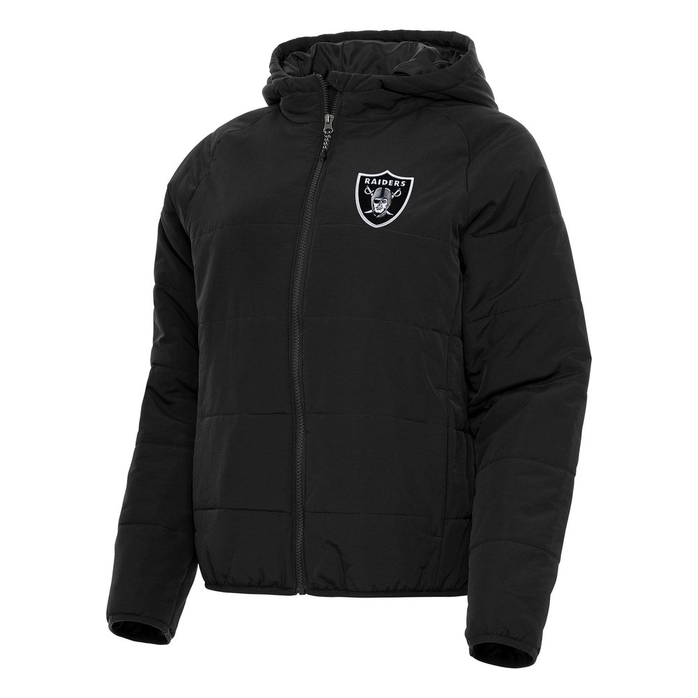 Antigua Women's Black Las Vegas Raiders Universe Full-Zip Hoodie Jacket