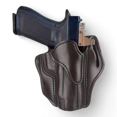 1791 Gunleather Optic Ready Holster, OWB Leather Holster for Belts fits Glock 17, 20, 21, 22, Sig P220, Springfield XD9, XD40, Beretta 92FS, M9, 92S, 1911 with Rails and Many More.