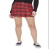 Forever 21 Plaid Mini Skirt RED Small view 2