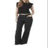 Forever 21 Women's Padded Sweater Vest, Black, Large view 4
