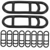 Outanaya 10pcs Bike Light Strap Reflective Belt for Cycling Lights Ratchet Belt for Handlebar Flashlights Easy Install for Road Bike view 1