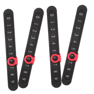 CORHAD 4pcs Foosball Score Counters Durable Plastic Scoring Markers for Table Soccer Compact Scorekeeper for Football Games Easy to Store and Use