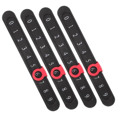 MOBUTOFU 4pcs Foosball Score Counter Numbers Scoring Football Counter for Table Soccer Game