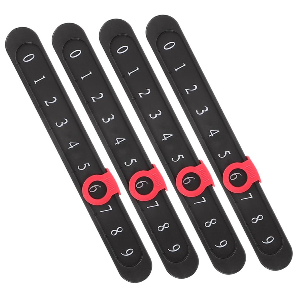 MOBUTOFU 4pcs Foosball Score Counter Numbers Scoring Football Counter for Table Soccer Game
