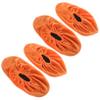 CORHAD 2 Pair Soft Breathable Bowling Shoe Covers Indoor Adult Bowling Supplies Washable Non-Slip Fashion Orange Men's Shoe Covers view 1