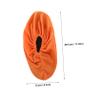 CORHAD 2 Pair Soft Breathable Bowling Shoe Covers Indoor Adult Bowling Supplies Washable Non-Slip Fashion Orange Men's Shoe Covers view 4