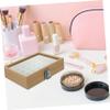 WATIIFUFU Jewelry Box Wood Grid Jewelry Organizer Trinket Storage Box Vintage Style Compartment Storage Case view 3