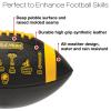 Xcello Sports Huddle Hero Junior Football 2-Pack w/Pump (Black/Yellow and Brown/White) view 4