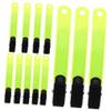 WOONEKY 24pcs Reflective Driveway Markers Fluorescent Belt Clips for Hiking Trail Archery Large Reflective Clips Design view 1