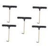 SKISUNO 5pcs Portable Shoelace Pullers for Sneakers Shoe Lace Tips Shoelace Tightener for Hockey Skates view 1