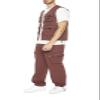 Forever 21 Men's Toggle Drawstring Cargo Joggers, Chocolate, X-Large view 2