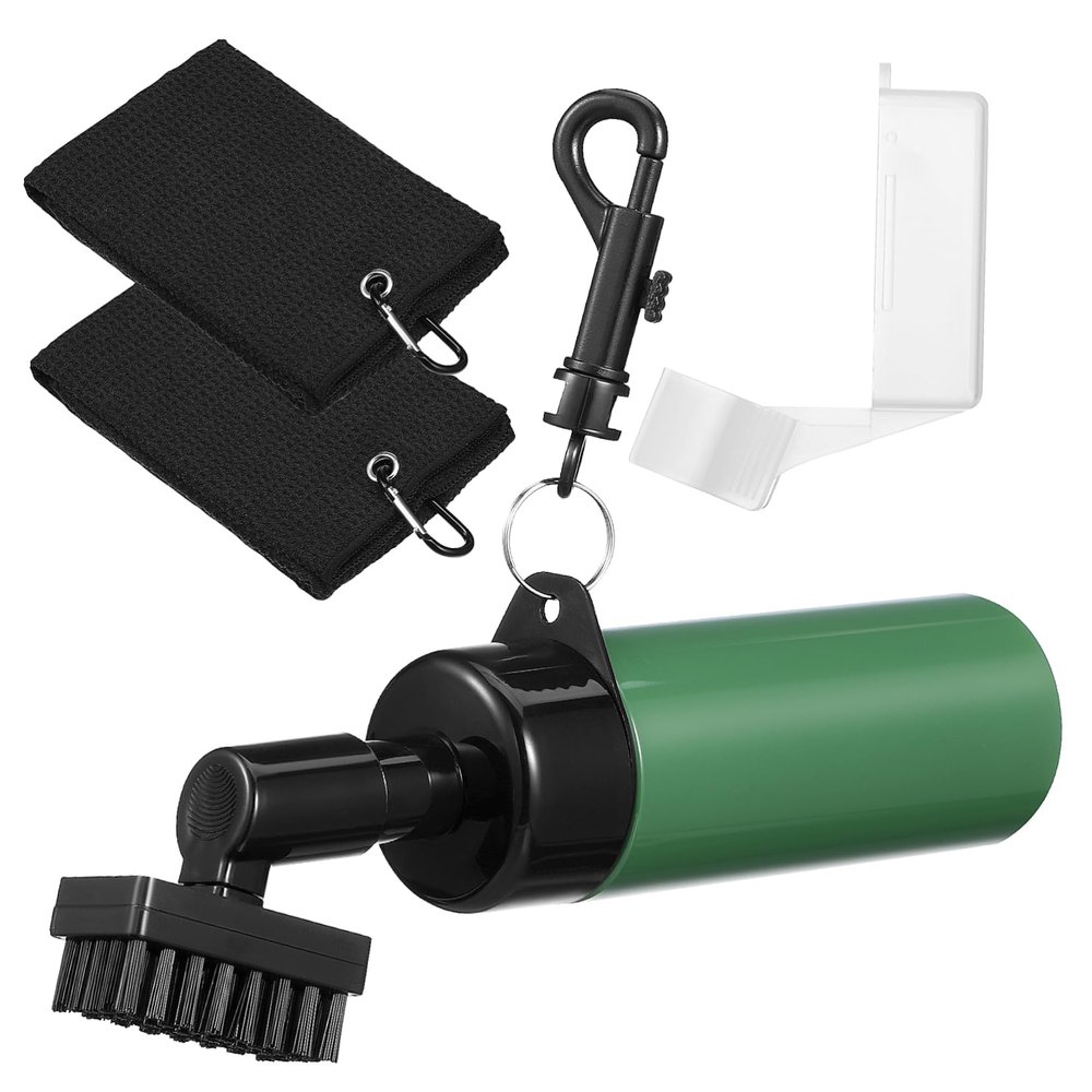 Parliky Plastic Golf Club Cleaner Bottle Brush with Cloth