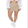 Forever 21 Faux Suede Mini Skirt Khaki Large view 2