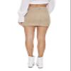 Forever 21 Faux Suede Mini Skirt Khaki Large view 4
