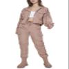 Forever 21 Windbreaker Cargo Joggers Cocoa X-Small view 1