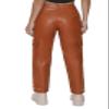 Forever 21 Faux Leather Cargo Ankle Pants Chestnut Small view 4
