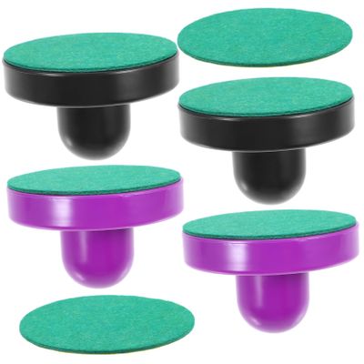 BIUDECO Ice Hockey Pusher Set Pucks Pushers Handles for Air Hockey Tables Enhance Your Game Experience