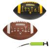 Xcello Sports Huddle Hero Mini Football 2-Pack w/Pump (Black/Yellow and Brown/White) view 1